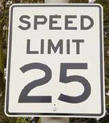 Speed Limit Sign